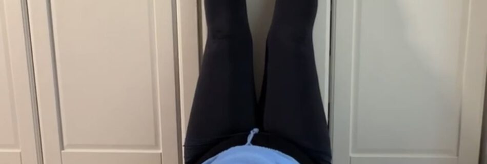 Yin Yoga Haltung der schlafende See